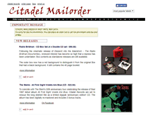 Tablet Screenshot of citadelmailorder.com